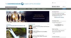 Desktop Screenshot of hcexchange.conference-board.org